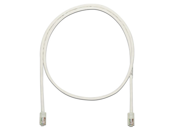 Cable de red Panduit RJ-45 (M-M) Cat5e, UTP de 1.5m. Color Blanco.
