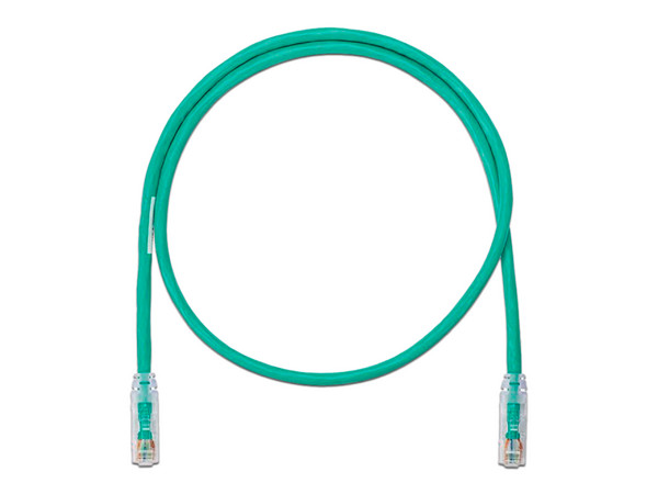 Cable de Parcheo Panduit, UTP Cat6, RJ-45, 24AWG, Plugs Modulares, 3m. Color Verde.