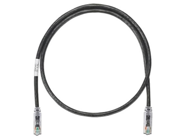 Cable de Parcheo Panduit NK6PC1BLY, UTP Cat6 (M-M), Calibre 24 AWG, 30cm. Color Negro.