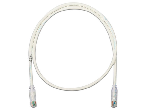 Cable de Red Panduit NK6PC20Y RJ-45 Cat6, 6m, Color Blanco Mate.