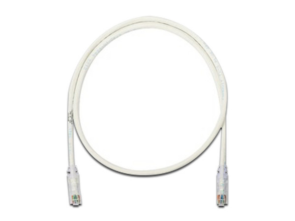 Cable de red Panduit NK6PC7Y UTP, RJ-45 Cat6 (M-M), 2.1 m. Color Blanco Mate