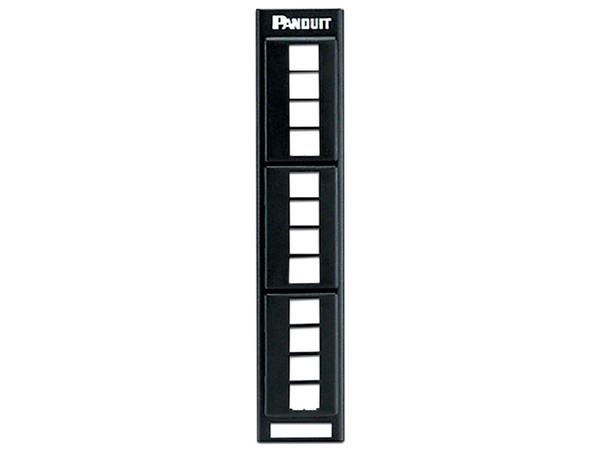 Panel de Parcheo Modular Keystone (Sin Conectores), de Montaje en Pared usando Accesorio WB89D, 12 Puertos.