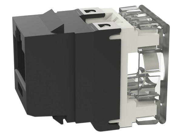 Conector Jack Panduit NKP5E88MBL Tipo Keystone, Cat5e, 8 posiciones y 8 cables, Color Negro.