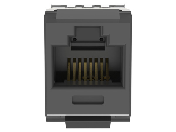 Conector Jack Panduit NKP5E88MBL Tipo Keystone, Cat5e, 8 posiciones y 8 cables, Color Negro.