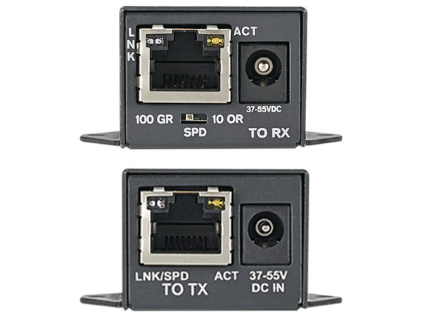 Kit de Extensor PoE/PoE+ Panduit POEXKIT1 hasta 610m, Transmisor y Receptor, Cable Cat5e/Cat6, 10/100Mbps.
