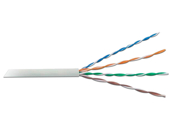 Bobina de Cable LinkedPro, UTP Cat5e, para Aplicaciones de CCTV y Transmisión de Datos, 152m. Color Blanco.