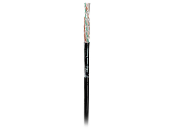 Bobina de cable UTP Panduit TX6A, Cat6A, 23 AWG, 305m, Color Negro.