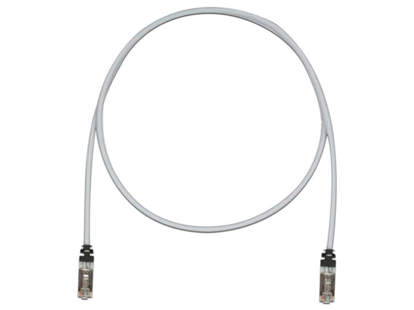 Cable de red PANDUIT STP6X10IG,  Patch Cord Cat6A, Blindado S/FTP, CM/LS0H, 10ft, Color Gris.