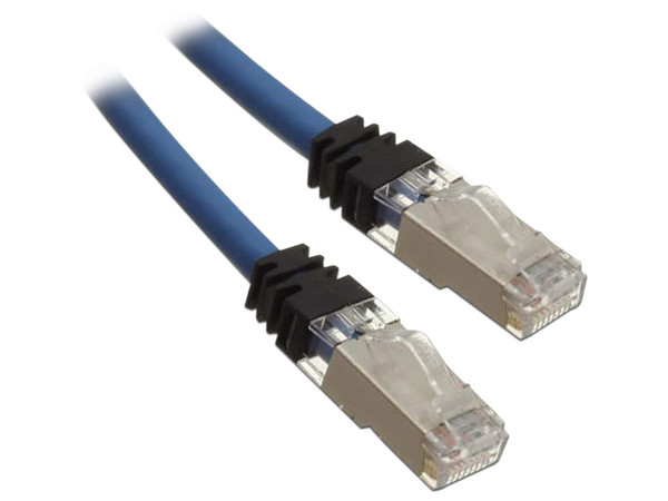 Cable de red PANDUIT STP6X2BU, Patch Cord Cat6A, Blindado S/FTP, CM/LS0H, 2ft, Color Azul.