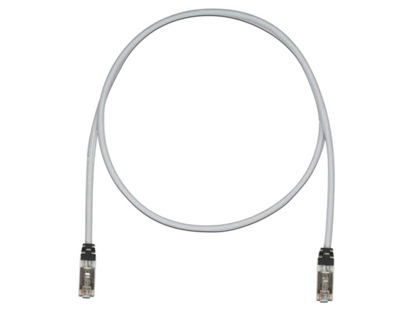 Cable de red PANDUIT STP6X5IG, Patch Cord Cat6A, Blindado S/FTP, CM/LS0H, 5ft, Color Gris.