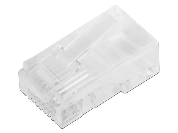 Plugs RJ45 LINKEDPRO TC5-100, Cat5e, Chapado de oro a 30 micras para durabilidad extrema, Bote con 100 Piezas.
