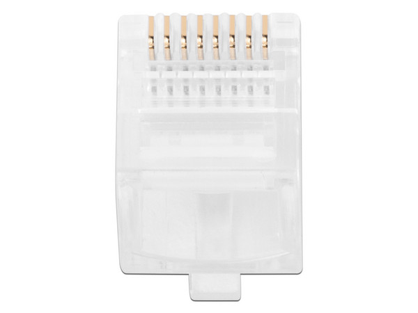 Plugs RJ-45 LinkedPro TC5-PASS, Cat 5e, bote con 100 piezas.