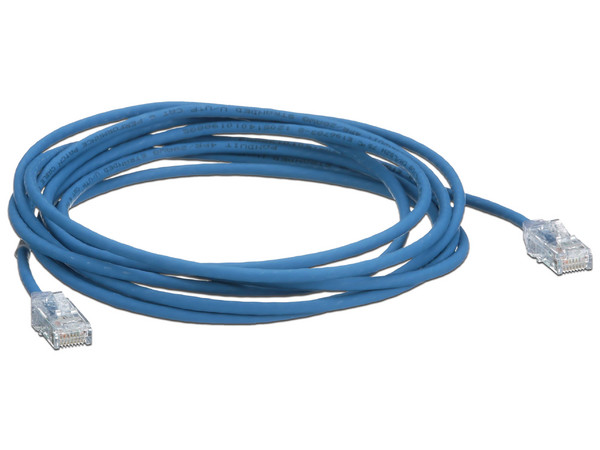 Cable de Red Panduit, Cat6, UTP (M-M), 28 AWG, 10m. Color Azul.