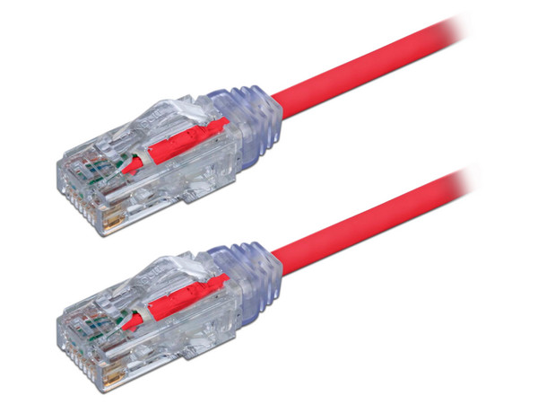 Cable de Red Panduit Cat6 UTP, de Diámetro Reducido, 0.9m. Color Rojo