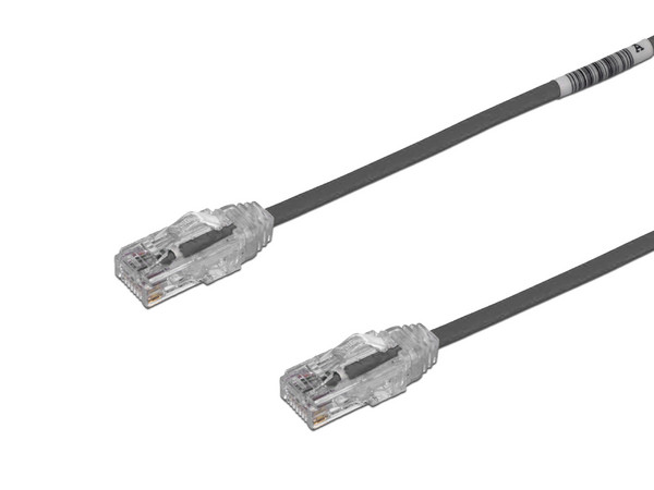 Cable de Parcheo Panduit, UTP Cat6A, RJ-45, 28AWG, 30cm. Color Negro.