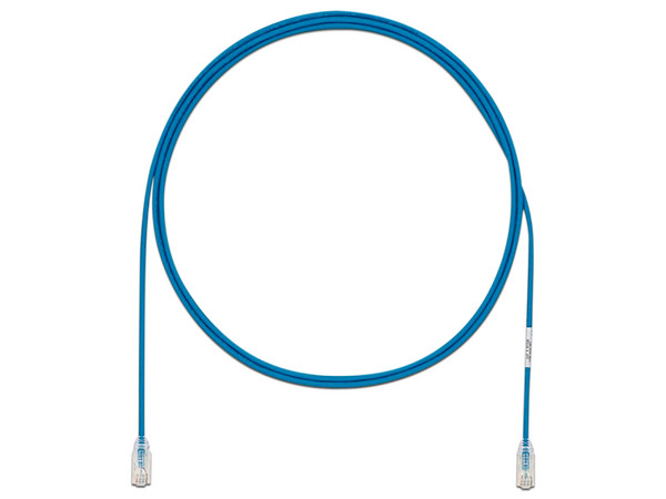 Cable de Parcheo Panduit UTP28X20BU, UTP, Cat6A, CM/LSZH, Diámetro Reducido (28AWG), 6.1m, Color Azul.