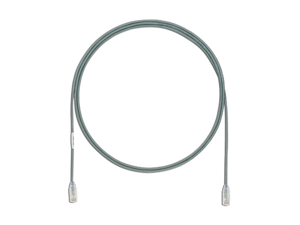 Cable de red Panduit UTP Cat6A, CM/LSZH, Diámetro Reducido (28AWG), Color Gris, 6m.
