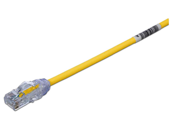 Cable de Red UTP de Parcheo Panduit UTP28X8INYL, Cat6, RJ-45, 20 cm. Color Amarillo.