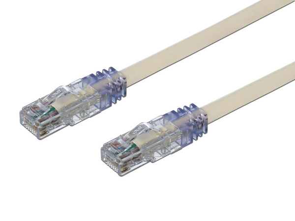 Cable de parcheo Panduit UTP6AX1, Cat6a, Calibre 24 AWG, 30cm. Color Blanco