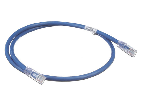 Cable de Red Panduit Cat6A UTP, 30cm. Color Azul.