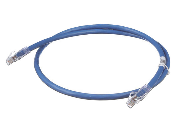 Cable de Red Panduit Cat6A UTP, 30cm. Color Azul.