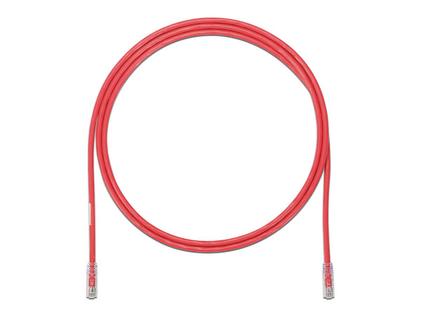 Cable de Parcheo Panduit, UTP Cat 6A, Calibre 24AWG, 90cm. Color Rojo.