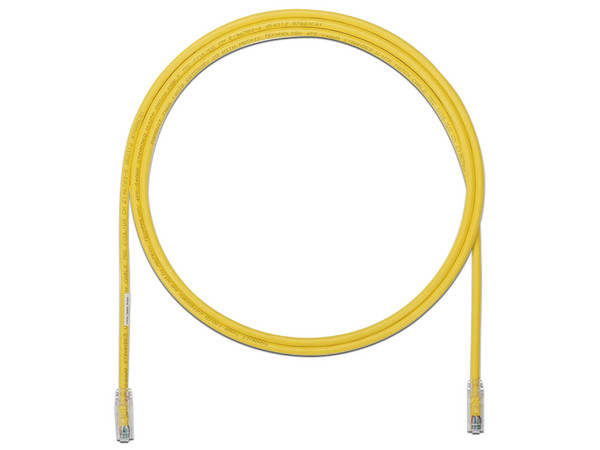 Cable de Parcheo Panduit UTP6AX3YL, UTP Cat6A, Calibre 24 AWG, 1m. Color Amarillo.