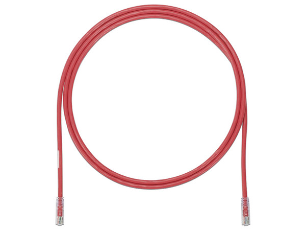 Cable de Parcheo PANDUIT UTP6AX5RD, UTP, Cat6A, 24 AWG, CM, Color Rojo, 5ft.