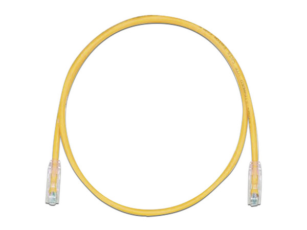 Cable de red Panduit TX6, UTP Cat6, 24 AWG, Color Amarillo, 3m.