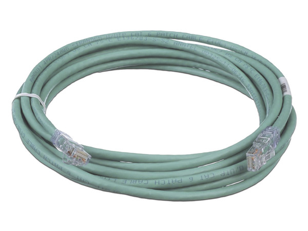 Cable de red Panduit TX6, UTP Cat6, 24 AWG, Color Verde, 4.6m.