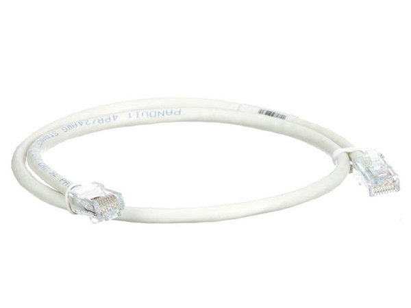 Cable Patch Panduit UTPSP25Y, RJ-45 a RJ-45 (M-M), UTP Cat6, 24 AWG, 7.6m, Color Blanco.