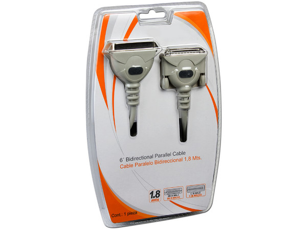 Cable Paralelo Bidireccional  (DB25 (M) / C36 (M)), 1.8 mts