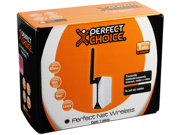 Perfect Choice Perfect Net Wireless crea una red LAN y transmite Internet a través de una red eléctrica