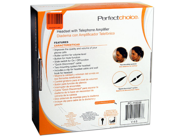 Diadema Perfect Choice con Amplificador Telefónico
