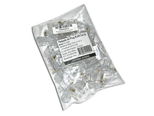 Paquete de Plug RJ45 con 50 piezas