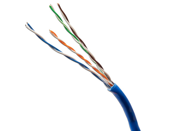 Bobina de Cable Cat6 (UTP) Qian, Caja con 305 m, 23 AWG. Color Azul.