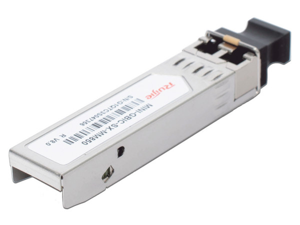 Transceptor para Fibra Óptica RUIJIE con Conector LC, Multimodo, Distancia de Hasta 550 m, Color Plateado.