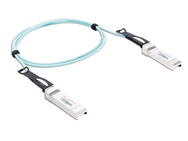 Jumper de Fibra Óptica Ruijie XG-SFP-AOC1M con Mini GBIC, Conector SFP+ a SFP+, 1m. Color Azul.