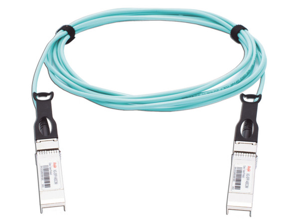 Jumper de Fibra Óptica Ruijie XG-SFP-AOC3M con Mini GBIC, Conector SFP+ a SFP+, 3m. Color Azul.