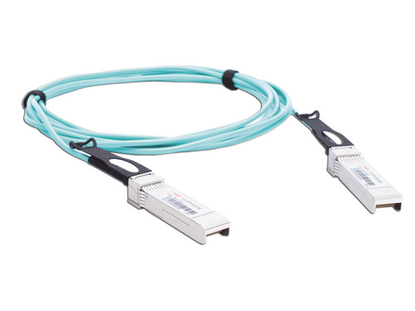Jumper de Fibra Óptica Ruijie XG-SFP-AOC3M con Mini GBIC, Conector SFP+ a SFP+, 3m. Color Azul.