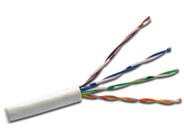 Bobina de Cable SAXXON Cat6 (UTP) con 305m, Color Blanco.