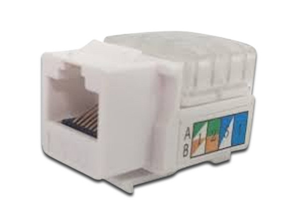 Jack Modular SBE Tech, SBE-2302-WT, Categoría 5e, UTP, Color Blanco.