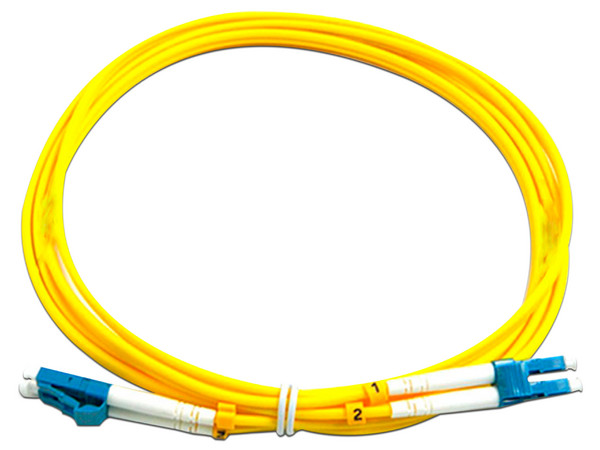 Jumper Monomodo SBE Tech SBE-JUMLC-LC-3M-SMD de 3 Metros, Dúplex de 2mm G.652, Color Amarillo.