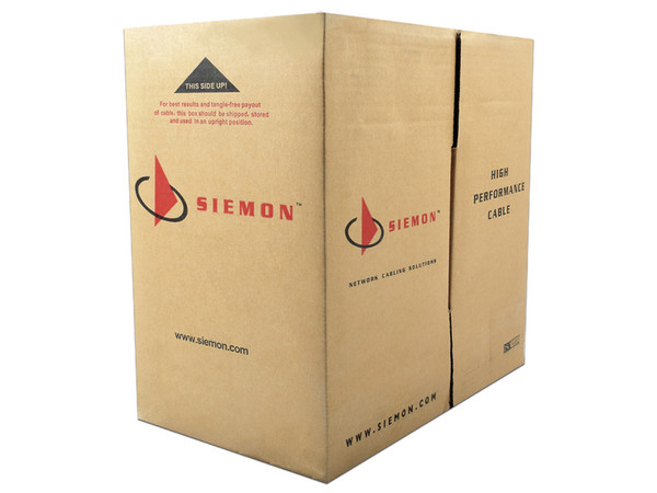 Bobina de Cable UTP Siemon Reelex, Cat6, Caja con 305m, Calibre 23 AWG, 4 Pares. Color Morado.