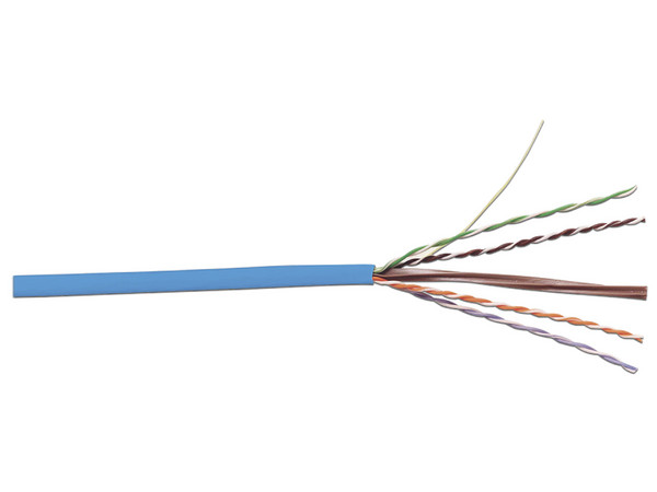 Bobina de Cable Siemon 9C6R4-E3-RXA, UTP Reelex Cat6, 4 pares, Calibre 23AWG, PVC (CMR), 305m. Color Azul.