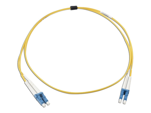 Jumper de Fibra Óptica Siemon Monomodo (OS2), XGLO, Riser, LC/UPC-LC/UPC Duplex, OFNR, Color Amarillo, 5 Metros.