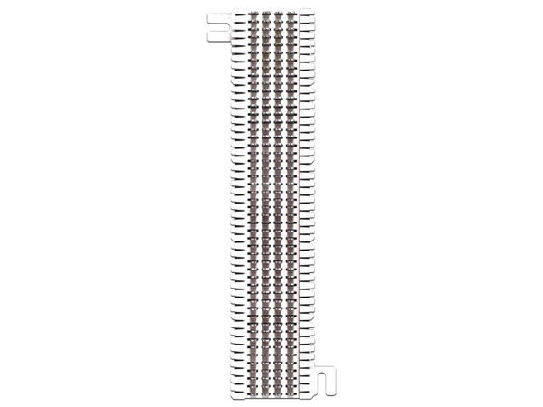 Panel de parcheo SIEMON M1-50, Conexión S66, Capacidad de 50 Pares, Cat5e, Para Cable Sólido 22 a 26 AWG.