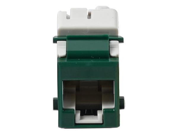 Jack Siemon UltraMAX Cat6A, UTP, Tipo Keystone, Punch Down, Color Verde.