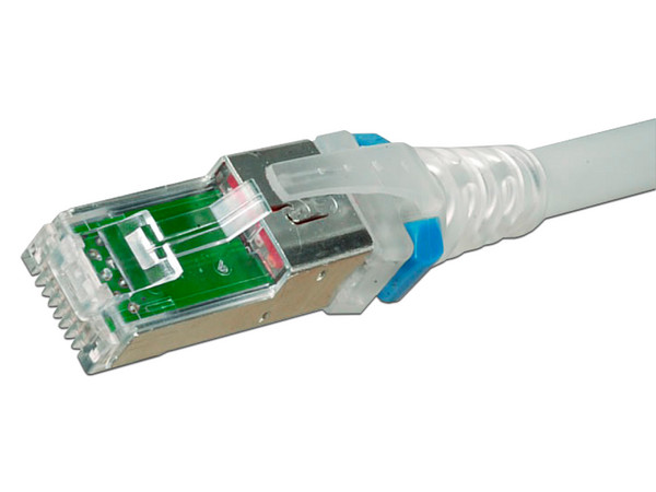 Cable de Red Siemon Z-MAX, Cat6A S/FTP, 3m, Color Blanco, Bulk.