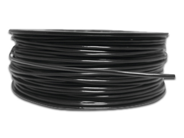 Bobina de Cable SAFE FIRE DETECTION, Detector de Calor de 152 Metros, Temperatura Fija 68 grados Celsius, Recubrimiento de Nylon, Color Negro, Aplicaciones en Exterior con Guía Acerada.